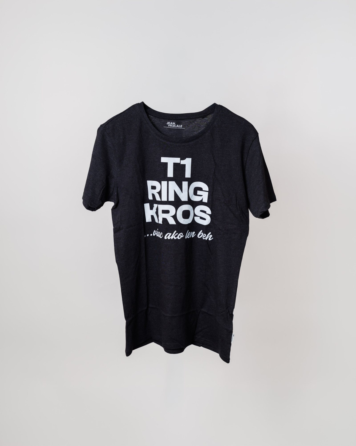Tričko T1 Ring Kros tmavosivé — spredu